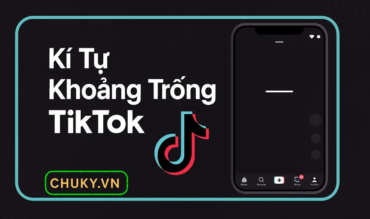 Kí Tự Khoảng Trống TikTok
