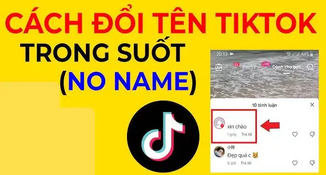 Tên Tiktok trong suốt
