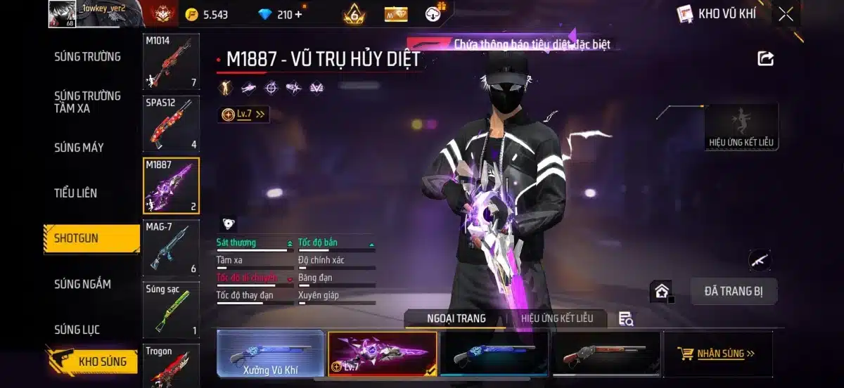 Ảnh acc M1887 Vũ Trụ Hủy Diệt Lv7
