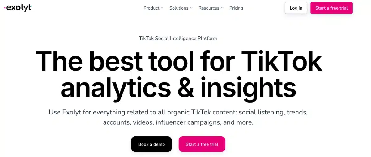 Exolyt – Phân tích kênh TikTok & đối thủ