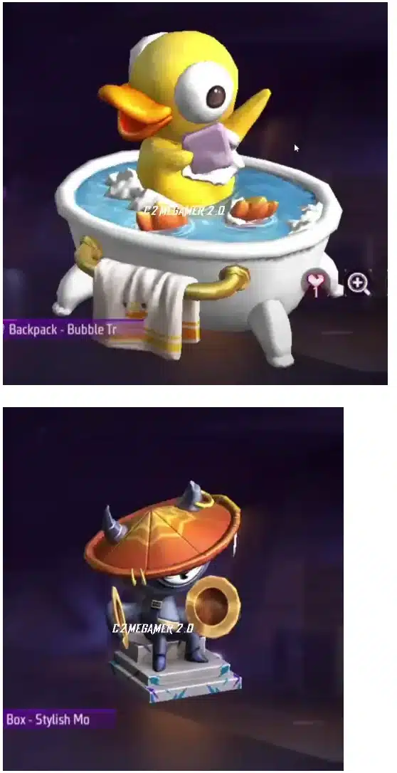 Hộp chiến lợi phẩm 2 ba lô mới