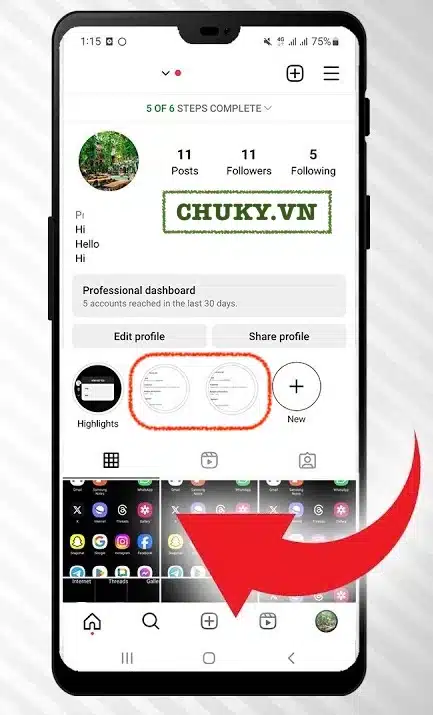 Kí Tự Khoảng Trống Instagram