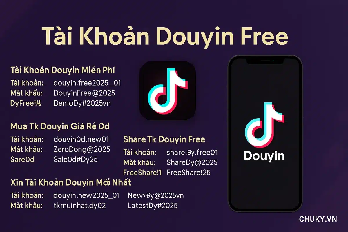 Mua tài khoản Douyin