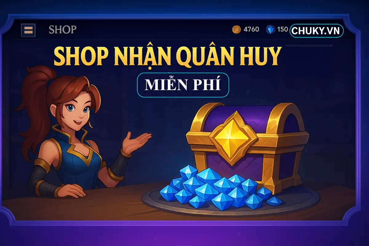 Shop Nhận Quân Huy Miễn Phí