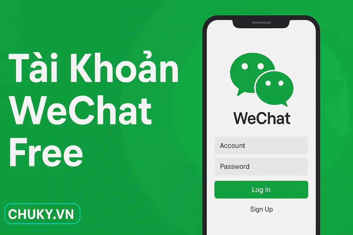 Tài Khoản Wechat Free