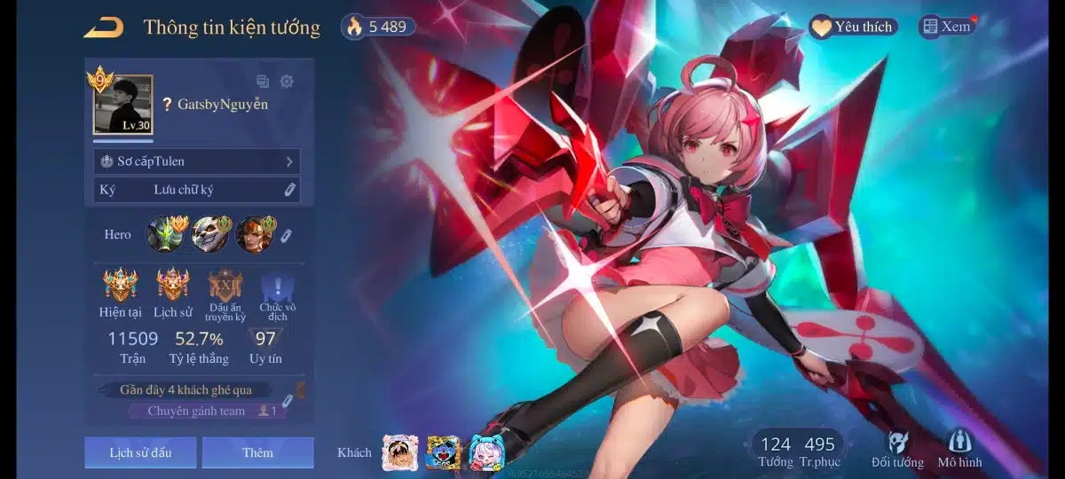 Tặng acc liên quân 0đ