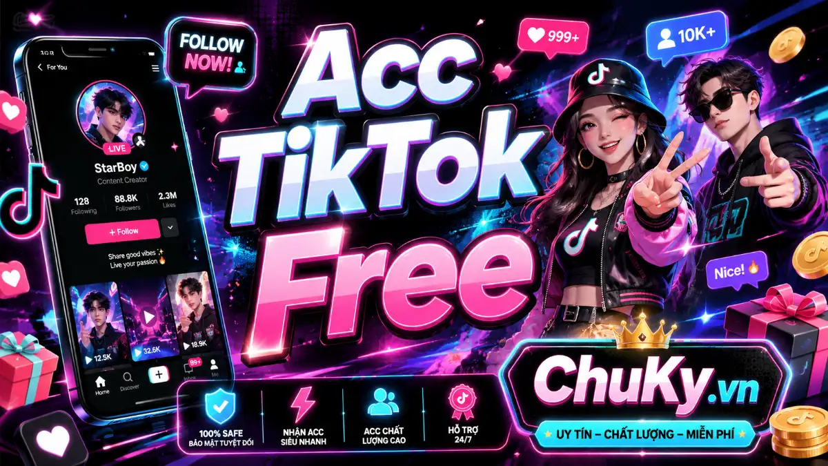Acc TikTok Free