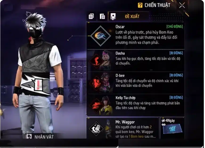 Combo kỹ năng Free Fire leo rank