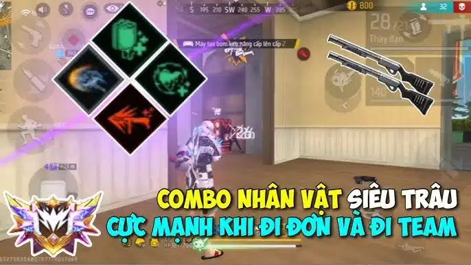 Combo nhân vật cực mạnh