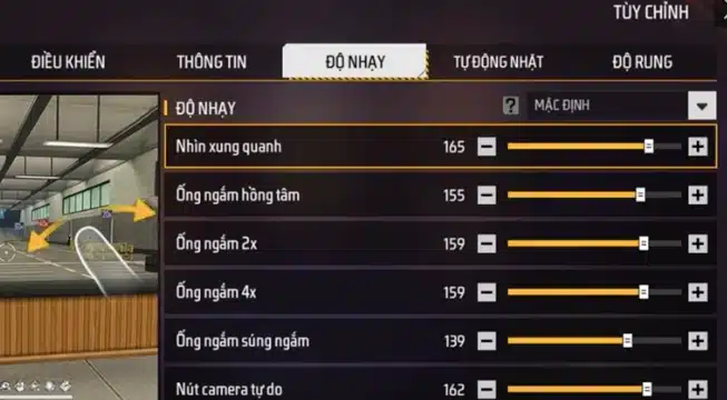 Độ nhạy FF đỉnh cao