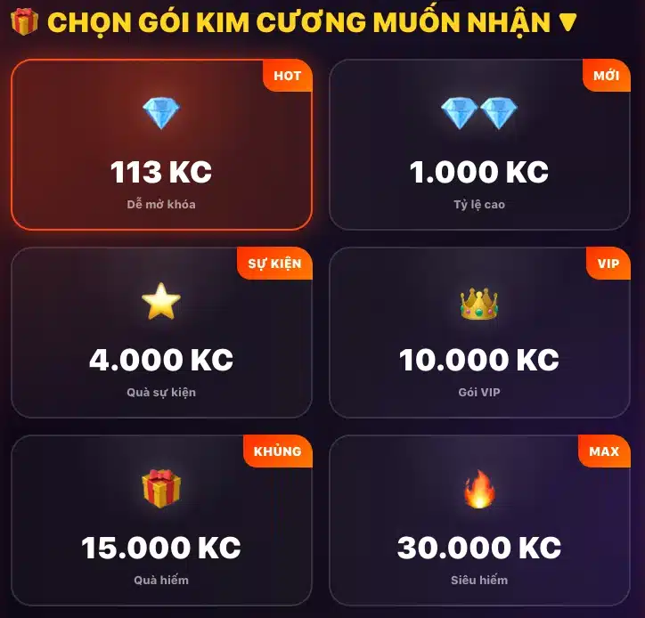 Shop Nạp Kim Cương FF