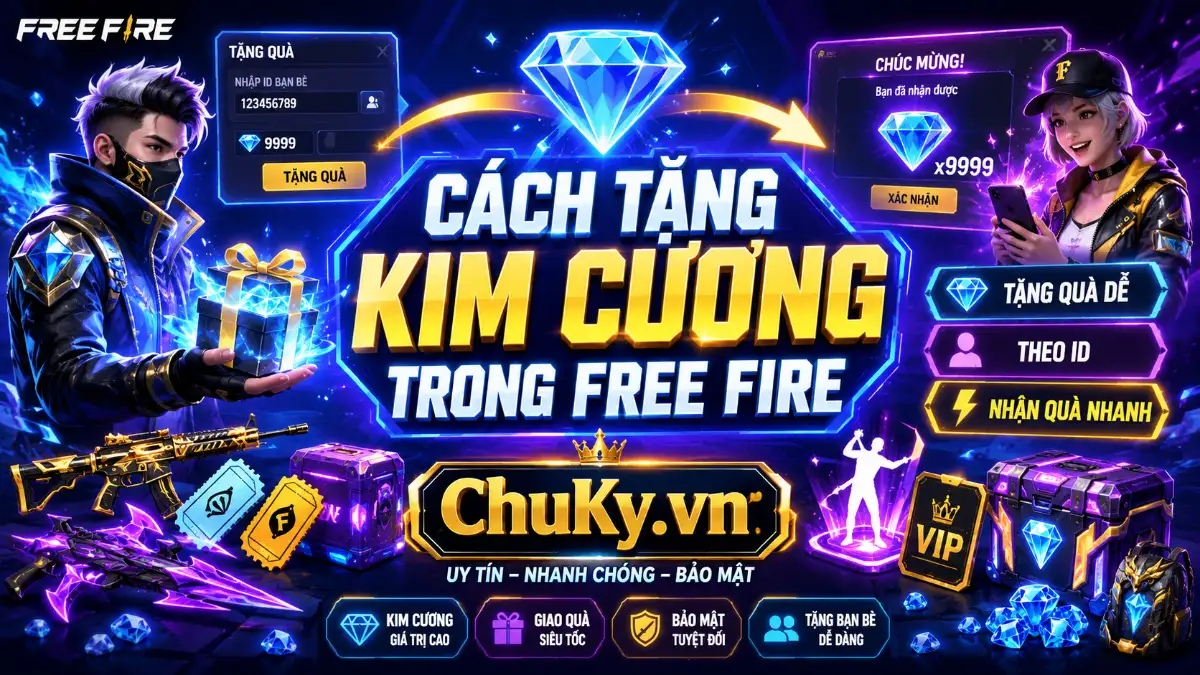 Cách Tặng Kim Cương Cho Bạn Bè Trong Free Fire