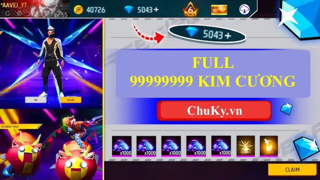 Full 99999999 Kim Cương