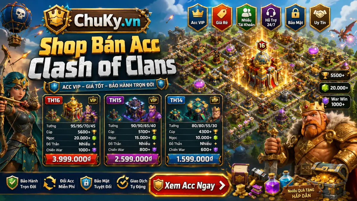 Shop Acc Clash of Clans