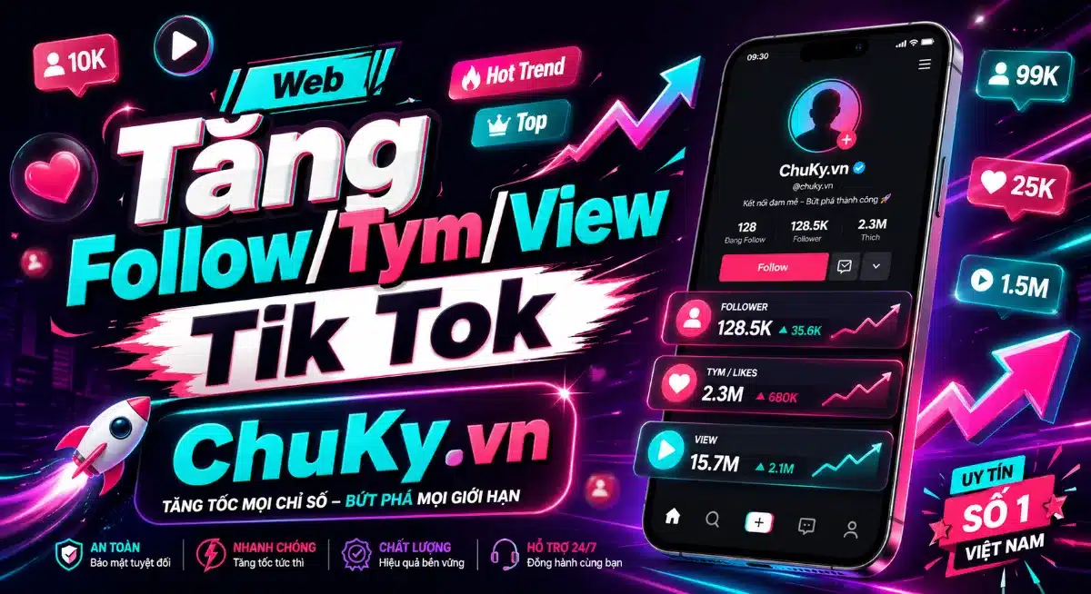 Web Tăng Follow Tik Tok