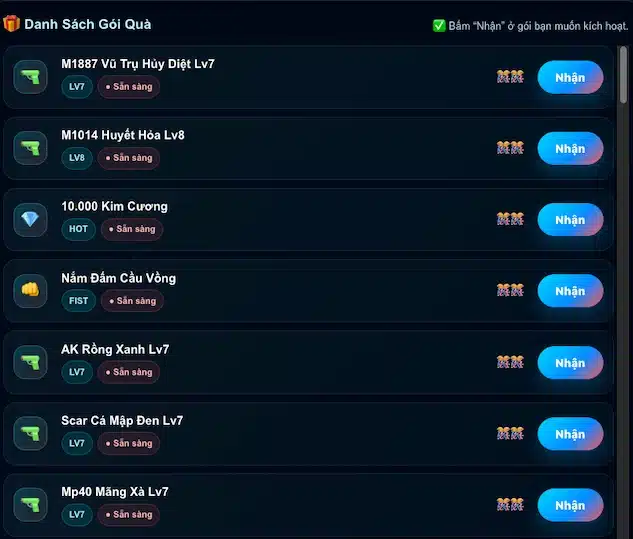Nhận Code Miễn Phí