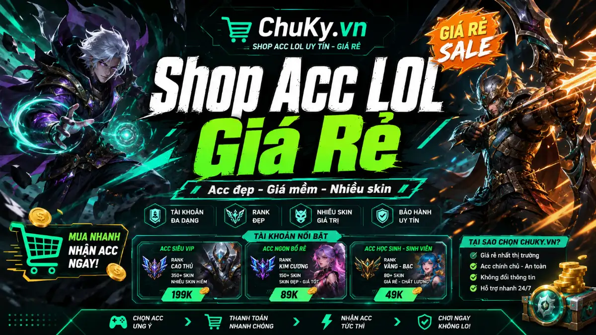 Shop Acc LOL