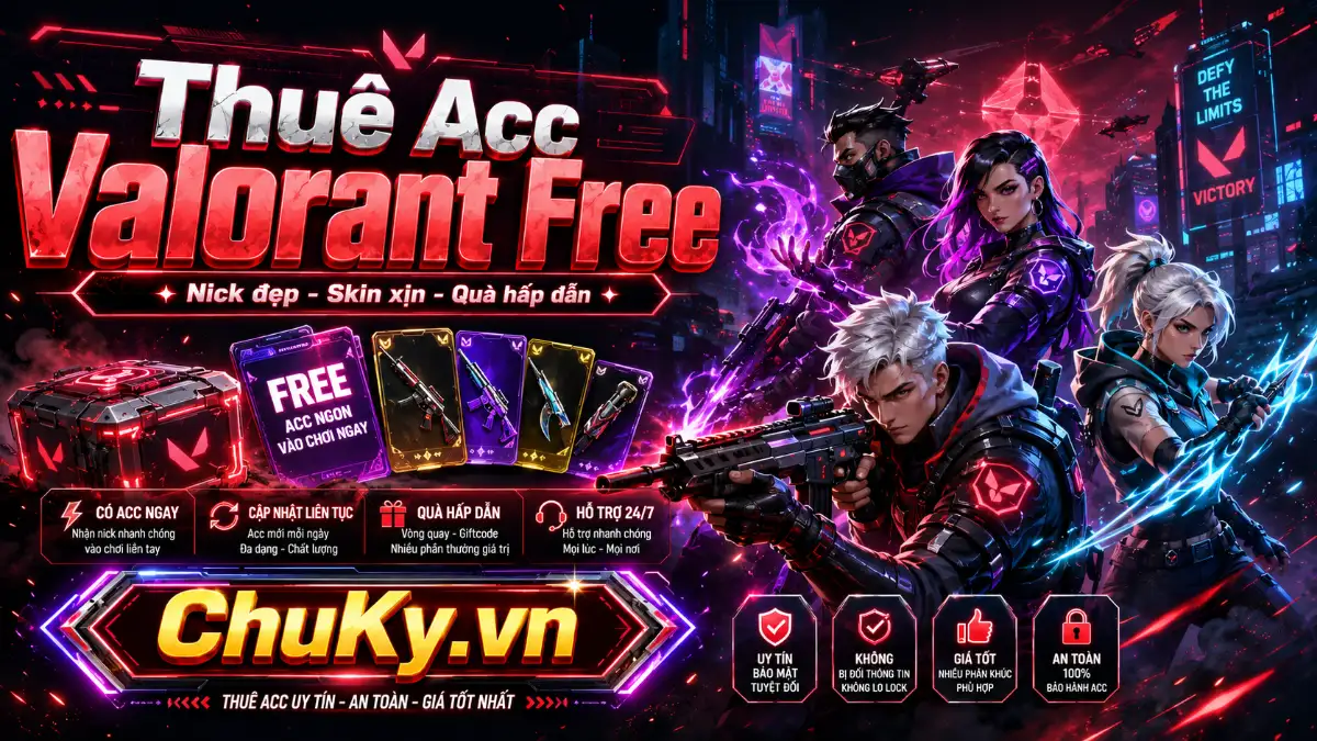 Thuê Acc Valorant Free