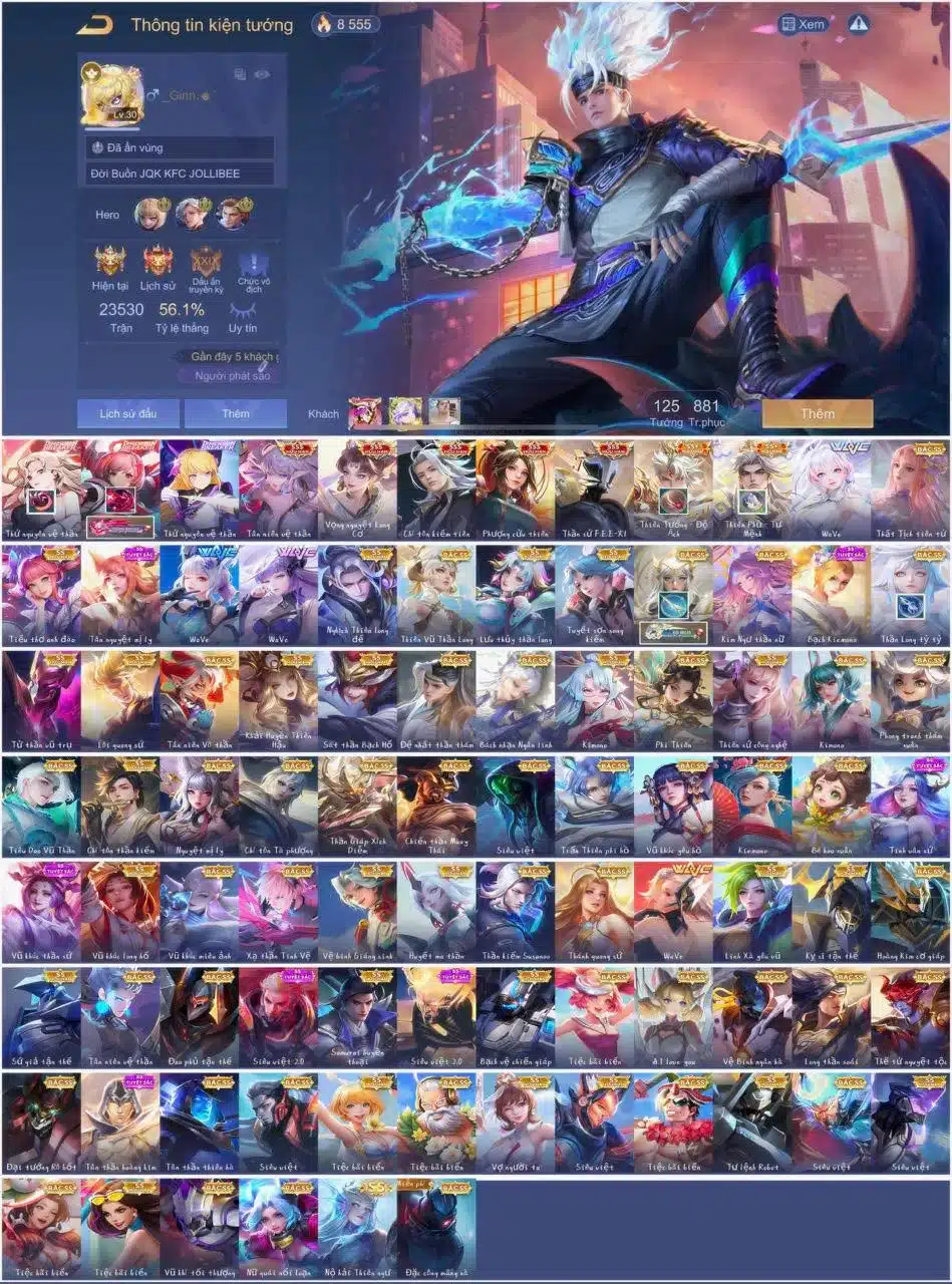 Acc Liên Quân VIP 10