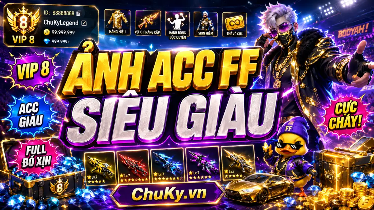 Ảnh Acc FF Giàu