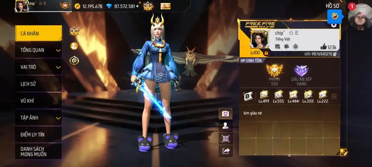 Ảnh FF vip 8 nữ múa