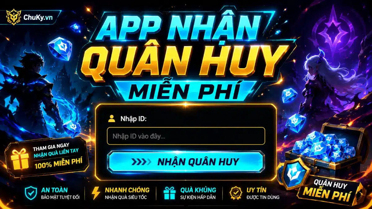 App Nhận Quân Huy