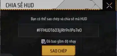 Lấy mã HUD FF mới nhất