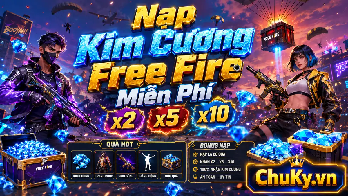 Nạp Kim Cương Free Fire Miễn Phí