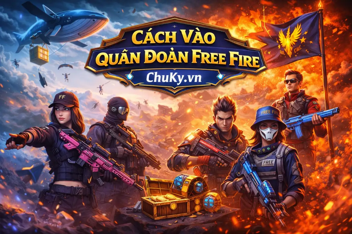 Cách Vào Quân Đoàn Free Fire
