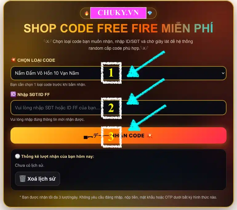 Cách nhận code nắm đấm Free Fire mới nhất