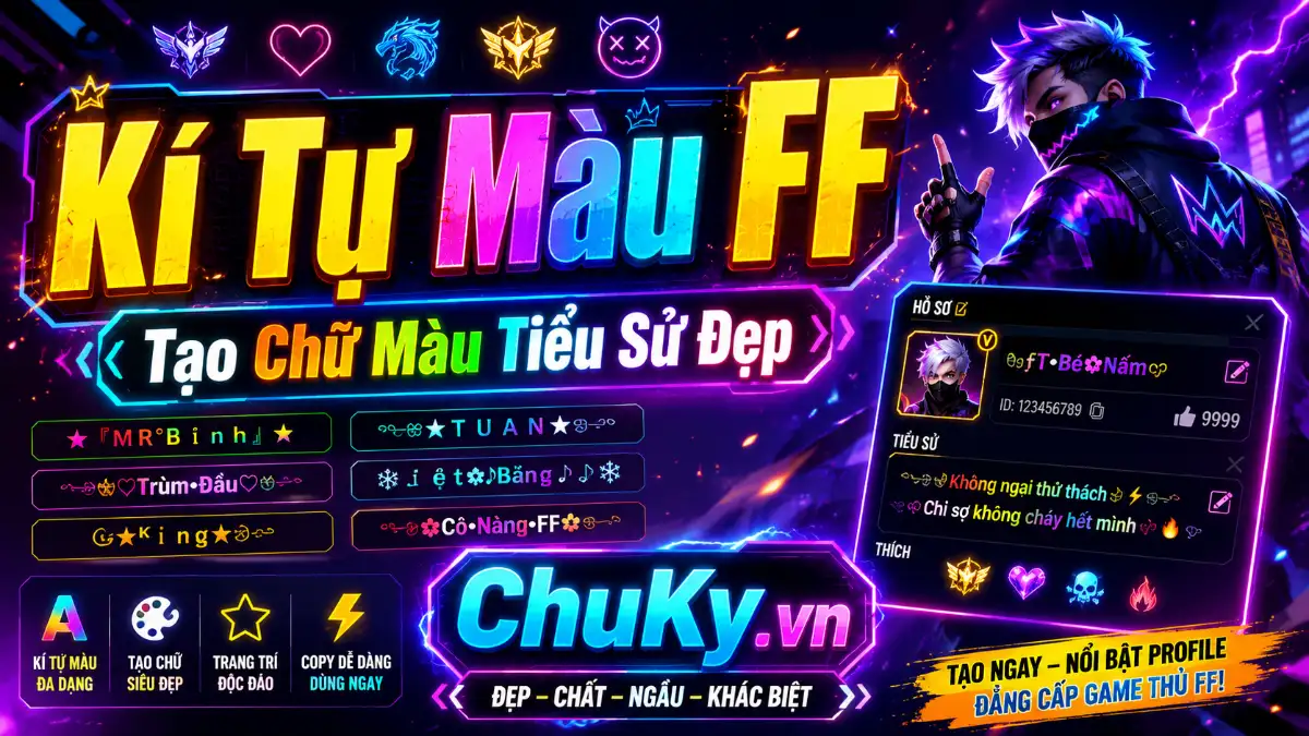 Kí Tự Màu FF