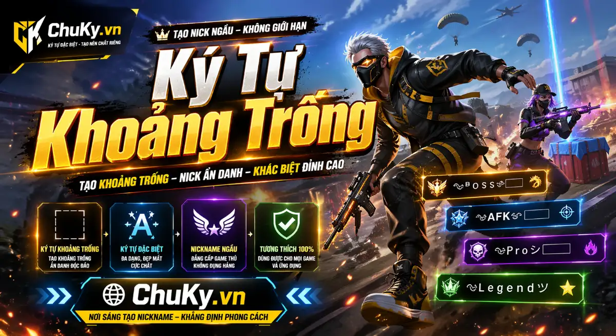 Ký Tự Khoảng Trống