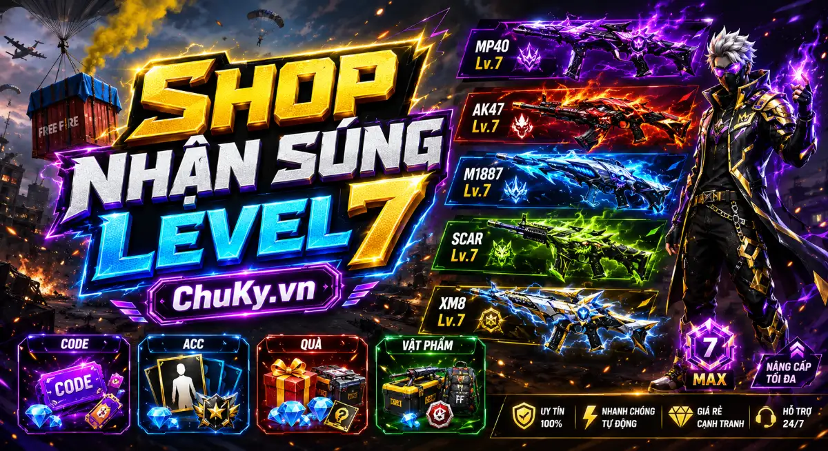 Shop Nhận Súng Level 7