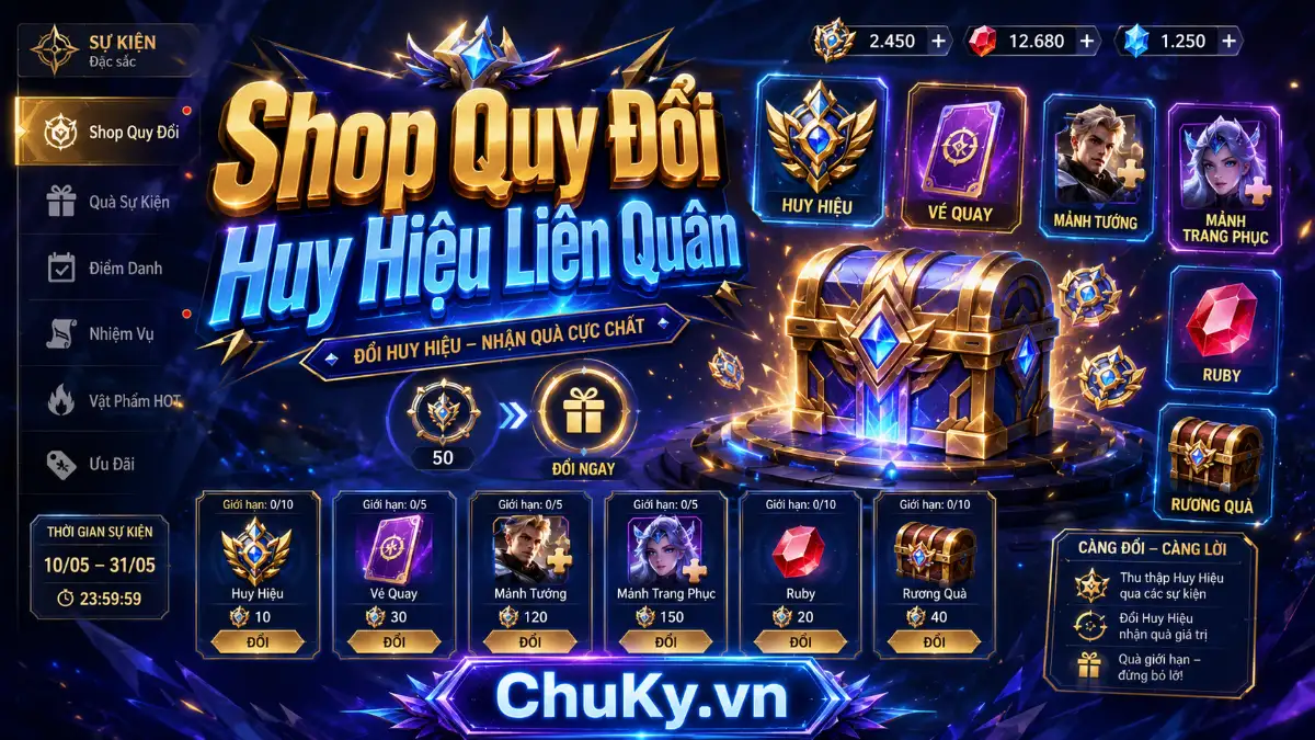 Shop Quy Đổi Huy Hiệu Liên Quân
