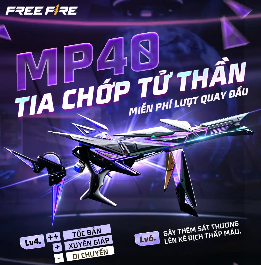 Súng MP40 Tia Chớp Tử Thần