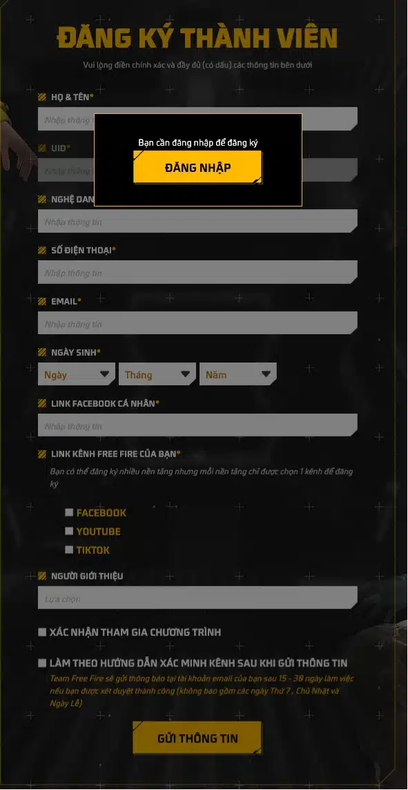 Cách làm nhà sáng tạo Free Fire