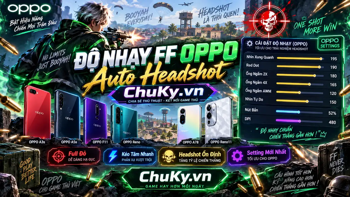 Độ Nhạy FF Oppo