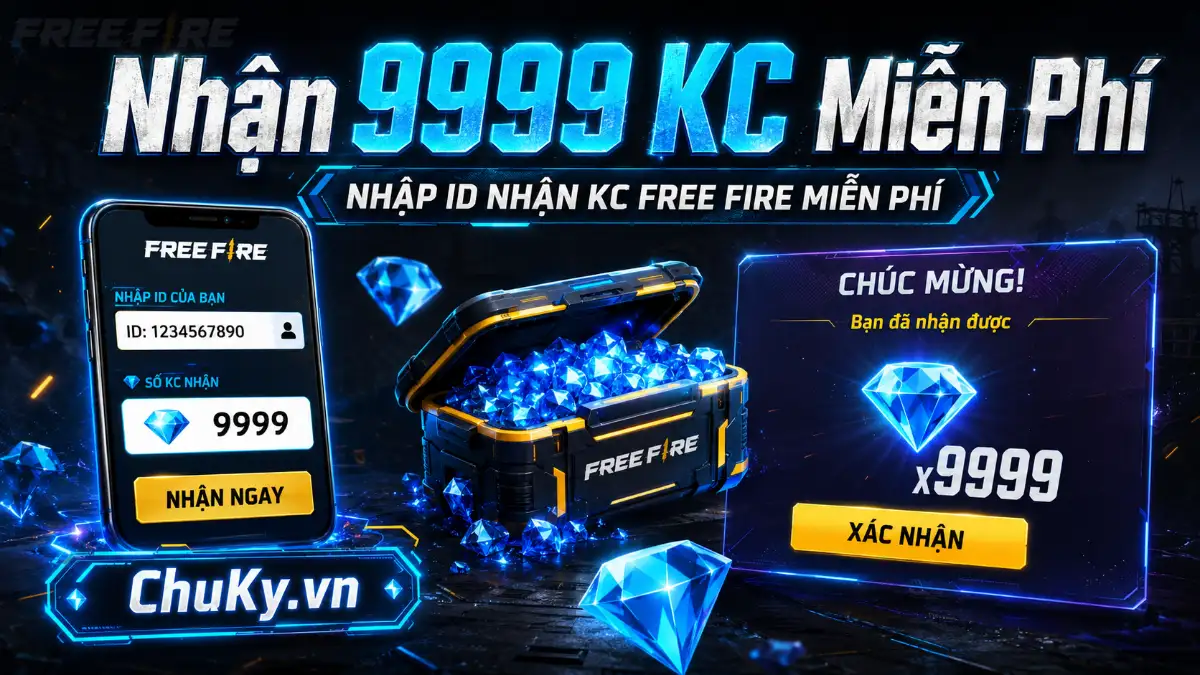 Nhận 9999 KC Miễn Phí