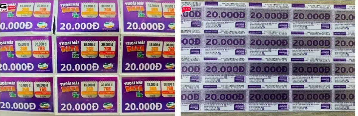 Ảnh cạc Viettel 20k