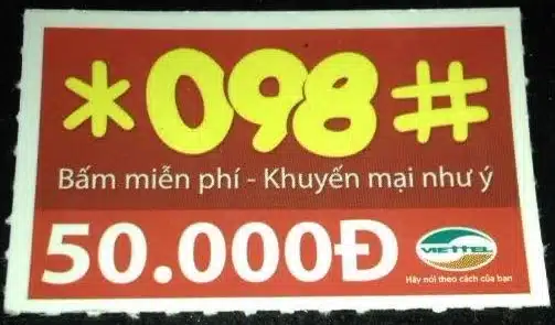 Ảnh card viettel 50k