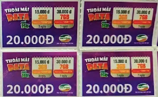 Ảnh thẻ 20k chưa cào
