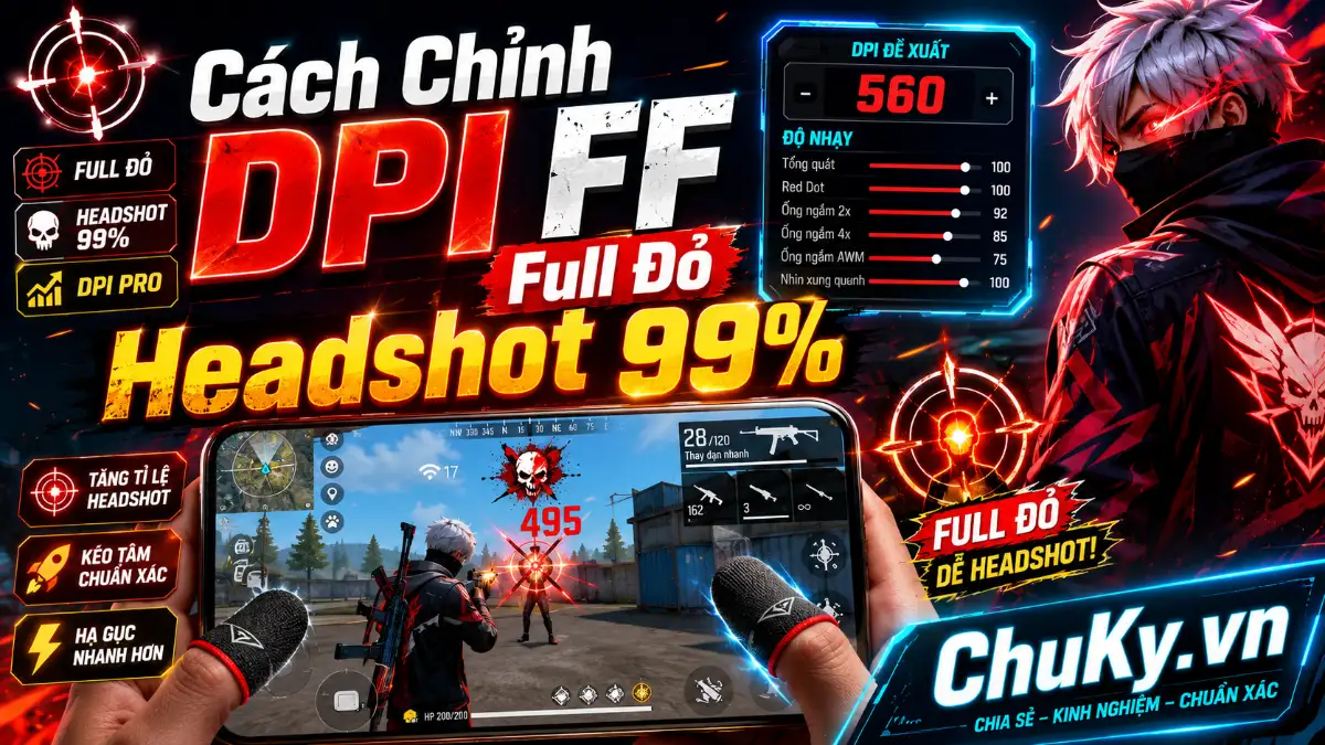 Cách Chỉnh DPI FF