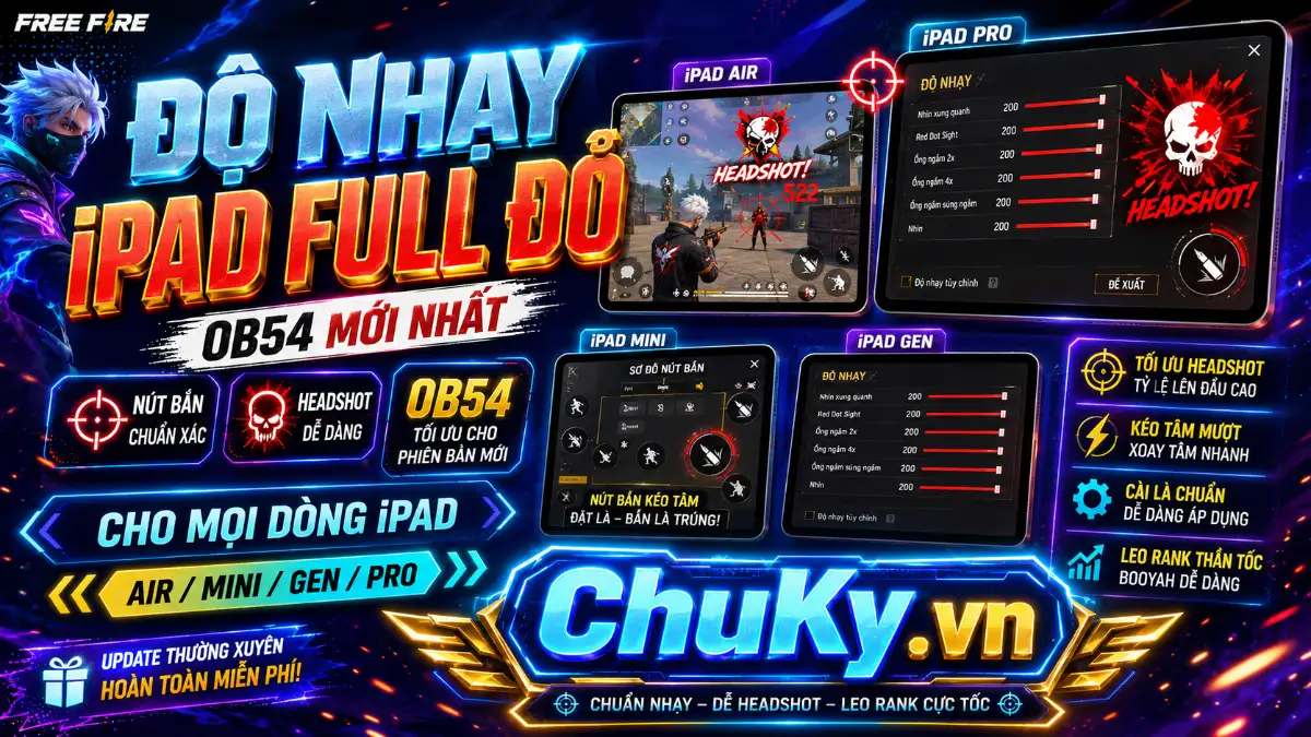 Độ Nhạy iPad OB54