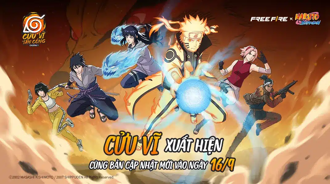 Naturo & Cửu Vĩ xuất hiện trong FF OB55