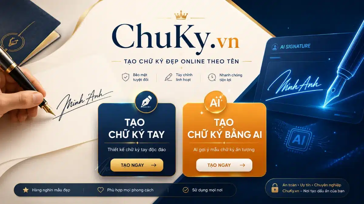 Tạo Chữ Ký Online
