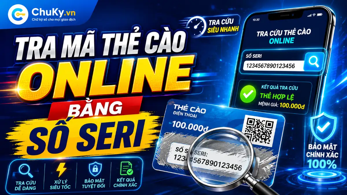 Tìm Mã Thẻ Cào Bằng Số Seri