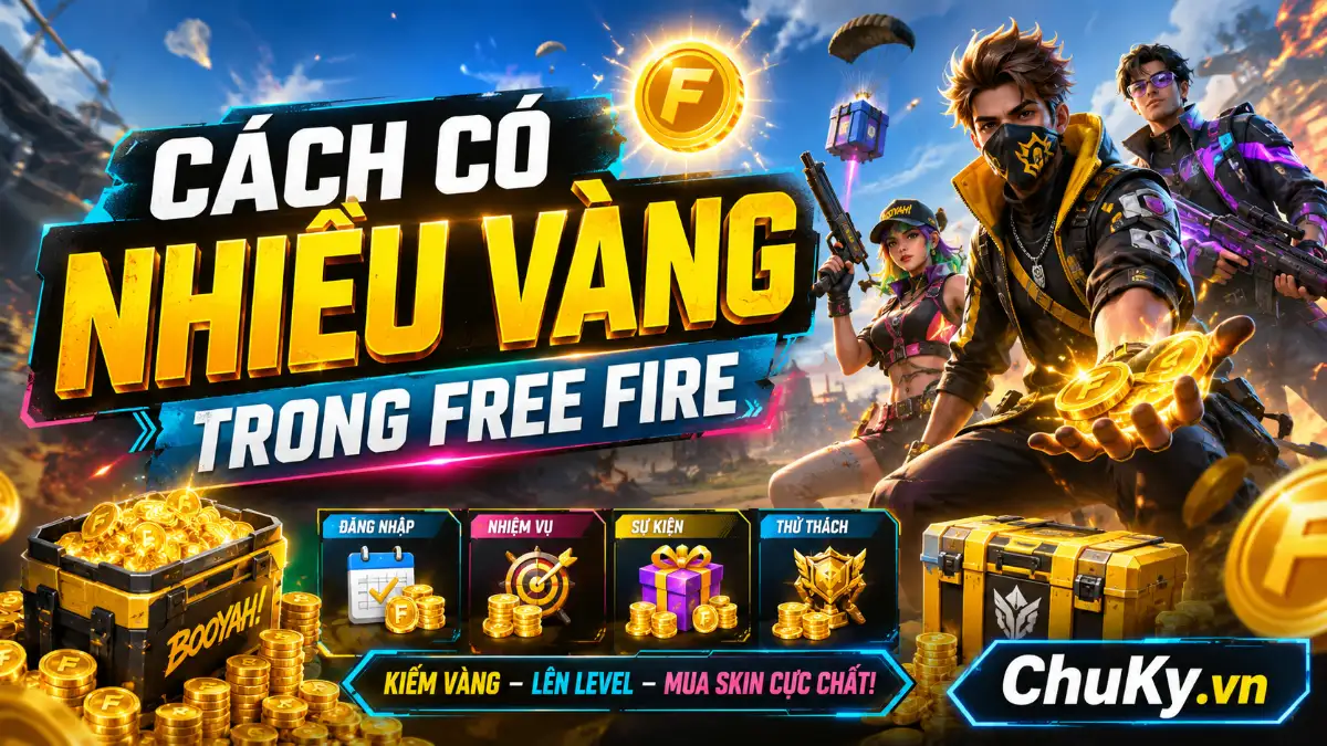 Cách Có Nhiều Vàng Trong Free Fire