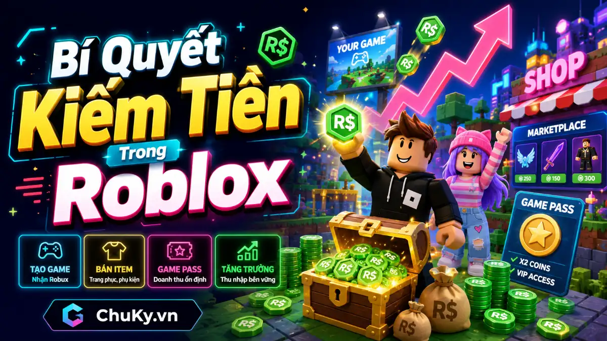 Cách Kiếm Tiền Trong Roblox