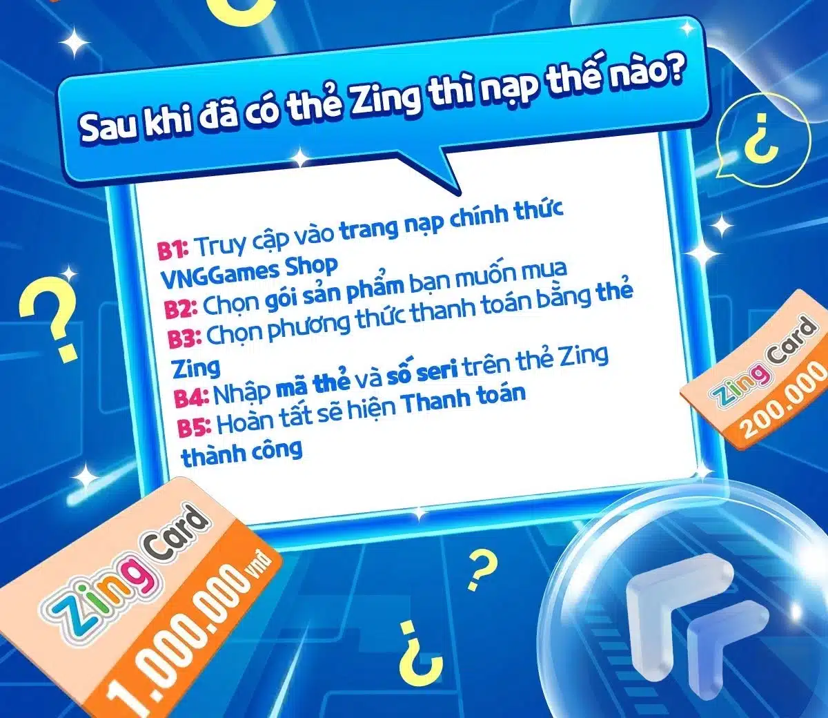 Hướng Dẫn Nạp Thẻ Zing