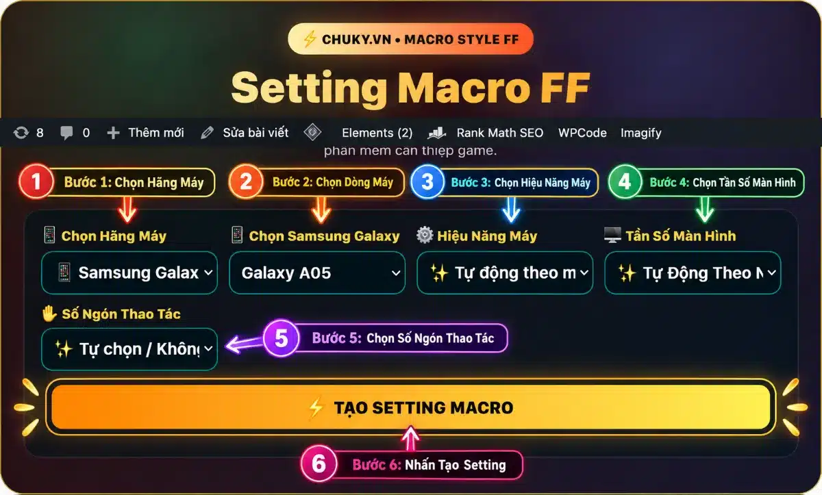 Cách Dùng App Macro FF